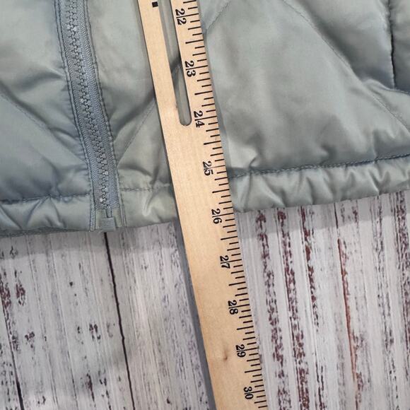The North Face Women’s Large 550 Down Puffer Jacket Powder Blue - Picture 5 of 10